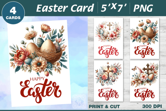 Download Happy Easter Card. Printable Cards - Premium Resources